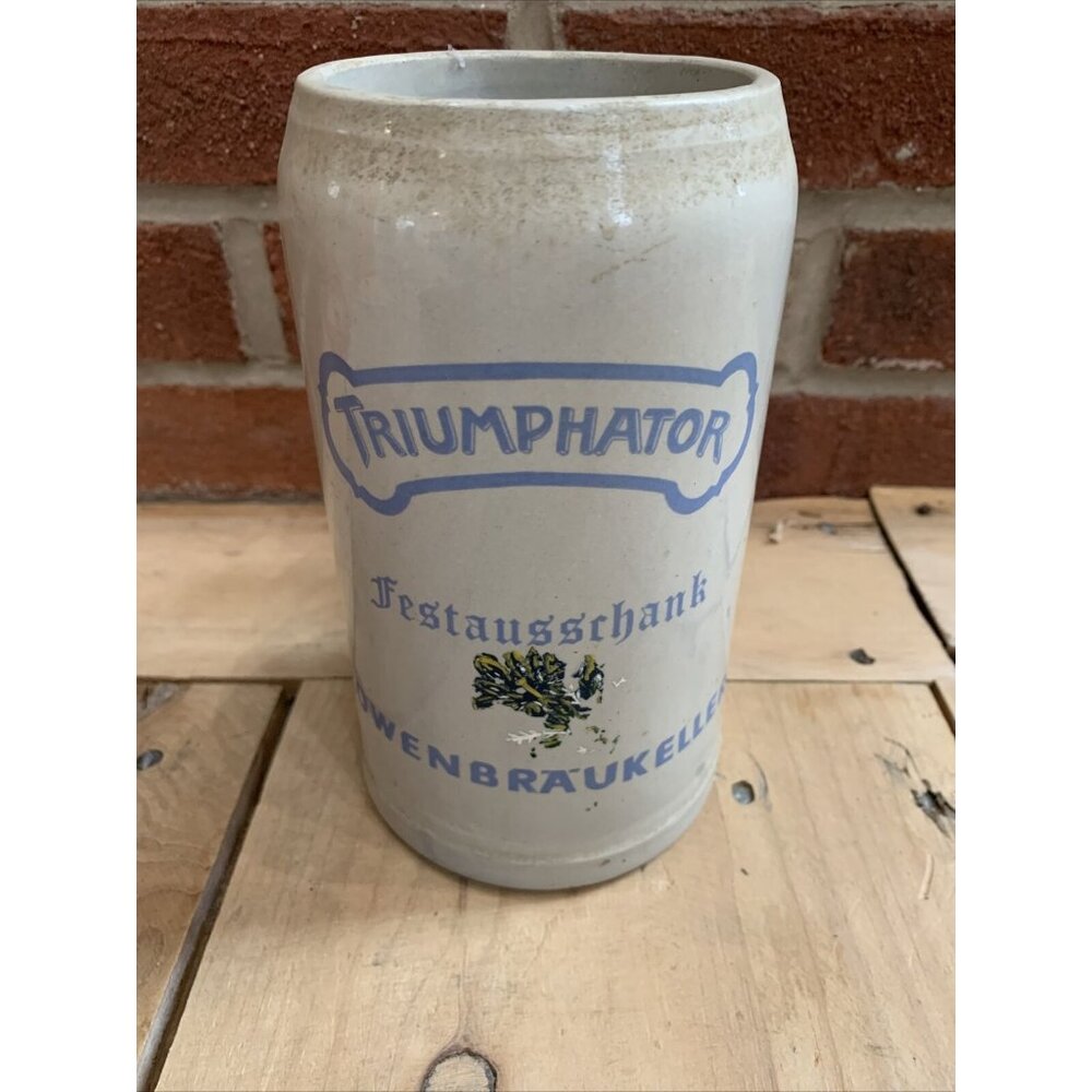 Triumphator Festausschank Lowenbraukeller‎ Vintage Beer Stein